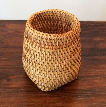 Brown Woven Storage Basket – Autumn Vine Organizer