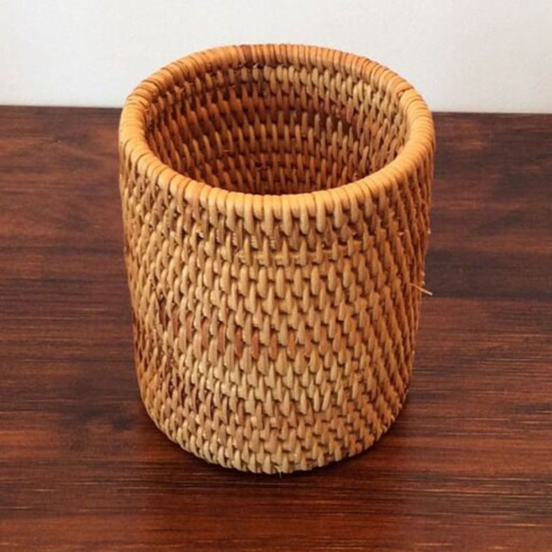 Brown Woven Storage Basket – Autumn Vine Organizer