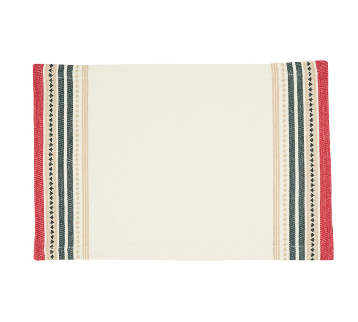 Fennco Styles Dobby Christmas Trees Cotton Placemats 13"×19" or Table Runner 16"×72"