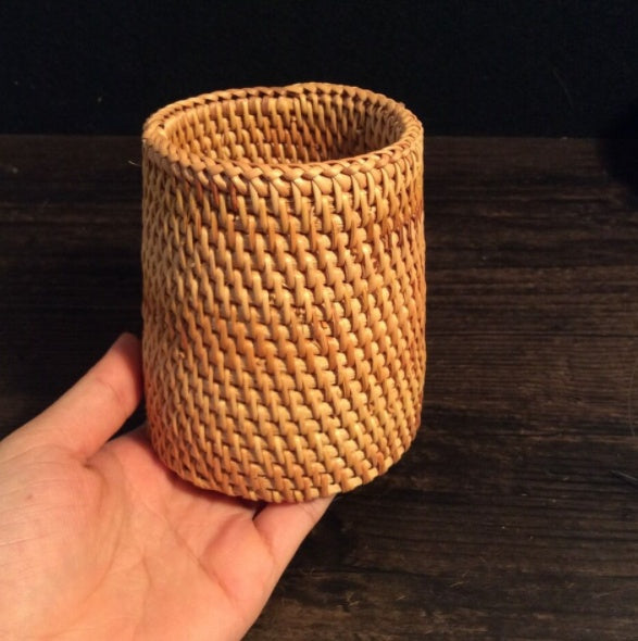 Brown Woven Storage Basket – Autumn Vine Organizer