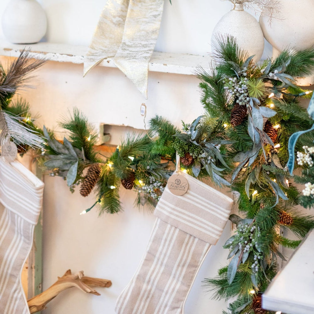 6 ft. Seeded Eucalyptus and Pine Garland