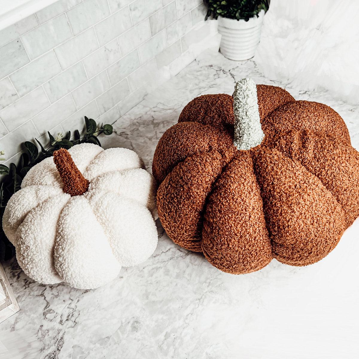 Blair Pumpkin — Plush Velvet Decorative Pumpkin by Gia Roma