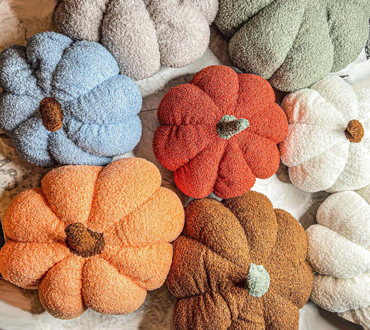 Blair Pumpkin — Plush Velvet Decorative Pumpkin by Gia Roma