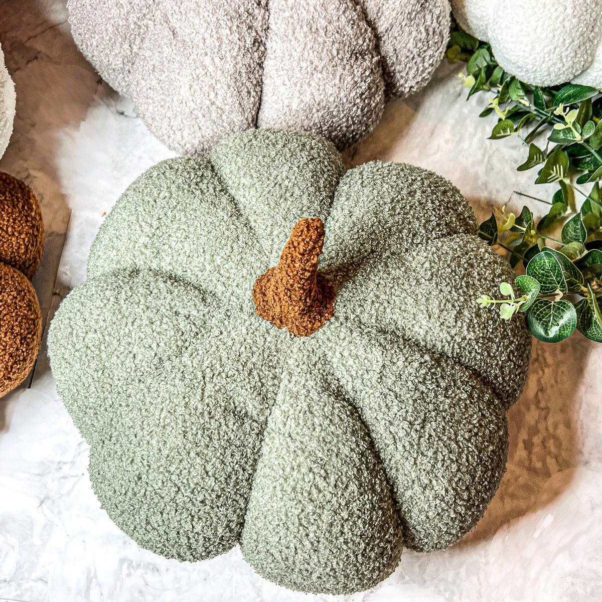 Blair Pumpkin — Plush Velvet Decorative Pumpkin by Gia Roma