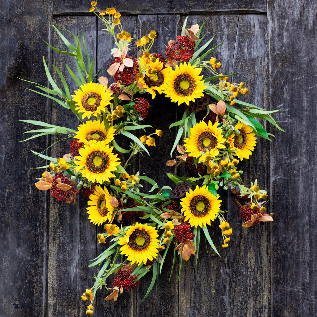 Sunflower Harvest Wreath