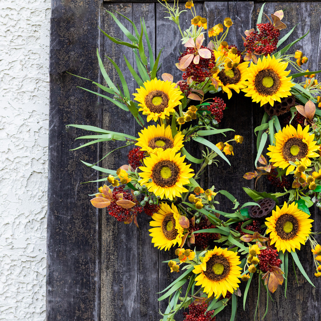 Sunflower Harvest Wreath