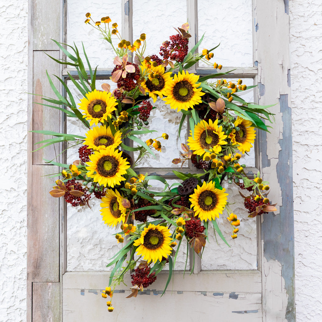 Sunflower Harvest Wreath