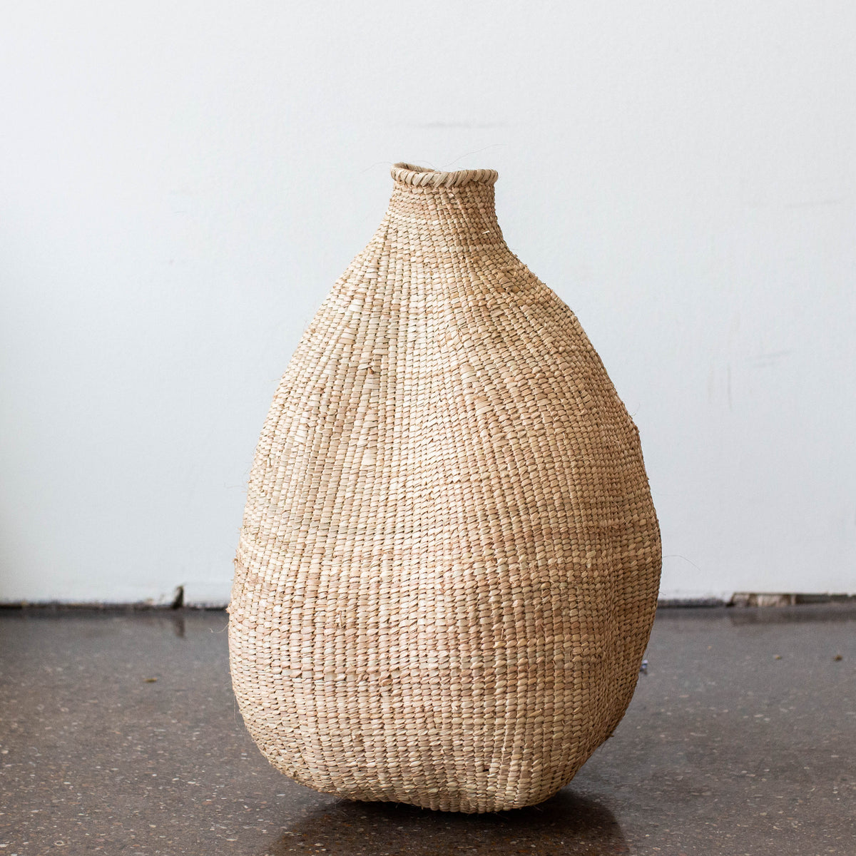 Ilala Garlic Gourd Handwoven African Basket