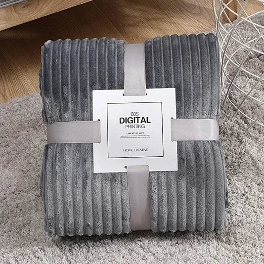 Coral Velvet Solid-Color Throw Blanket – Choose Color & Size