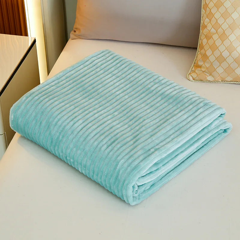 Coral Velvet Solid-Color Throw Blanket – Choose Color & Size