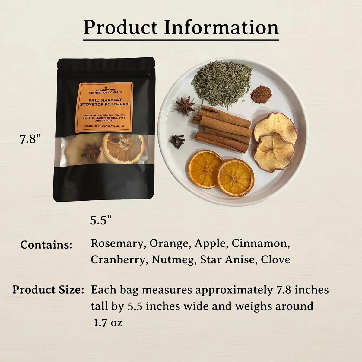 Fall Harvest Stovetop Potpourri – All-Natural Simmer Pot Blend