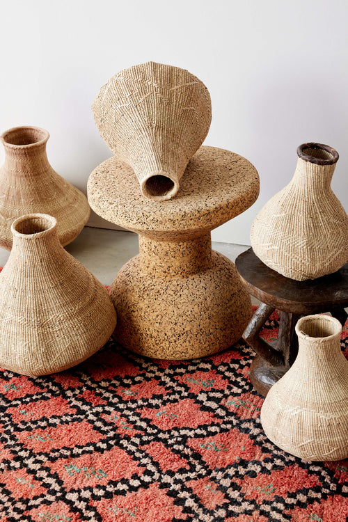 Binga Nongo Natural Woven Gourd Basket