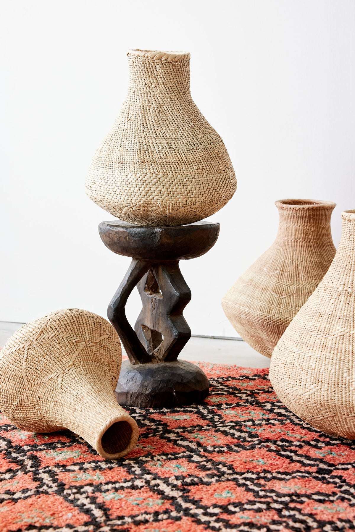Binga Nongo Natural Woven Gourd Basket – Kanju Interiors