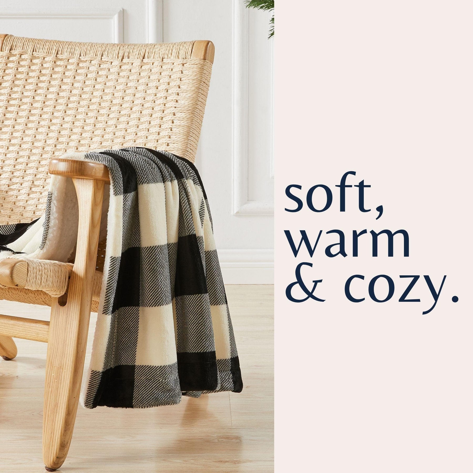 Velvet Plush Sherpa Luxury Bed Blanket - Kinsley Collection