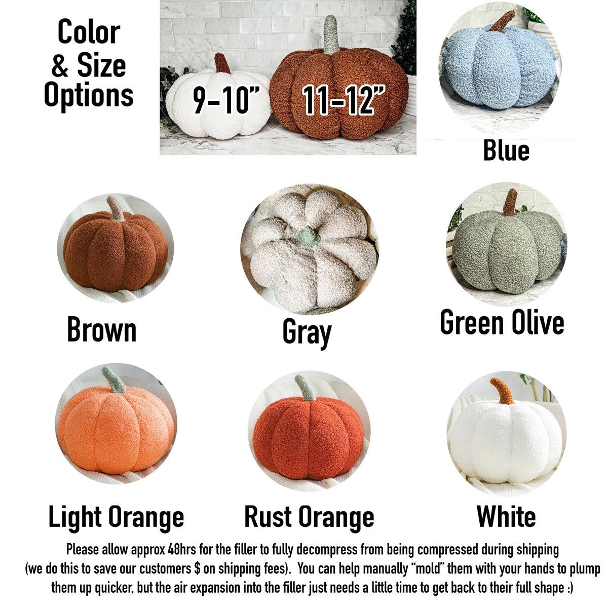 Blair Pumpkin — Plush Velvet Decorative Pumpkin by Gia Roma