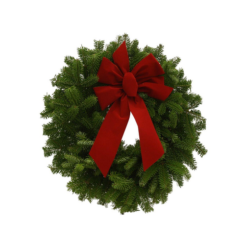 Balsam Fir Wreath W/ Bow